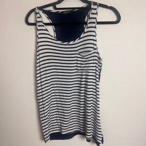 Colette Navy striped tank top